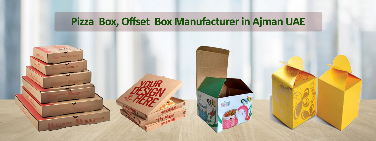 Corrugated box manufacturer and supplier in UAE